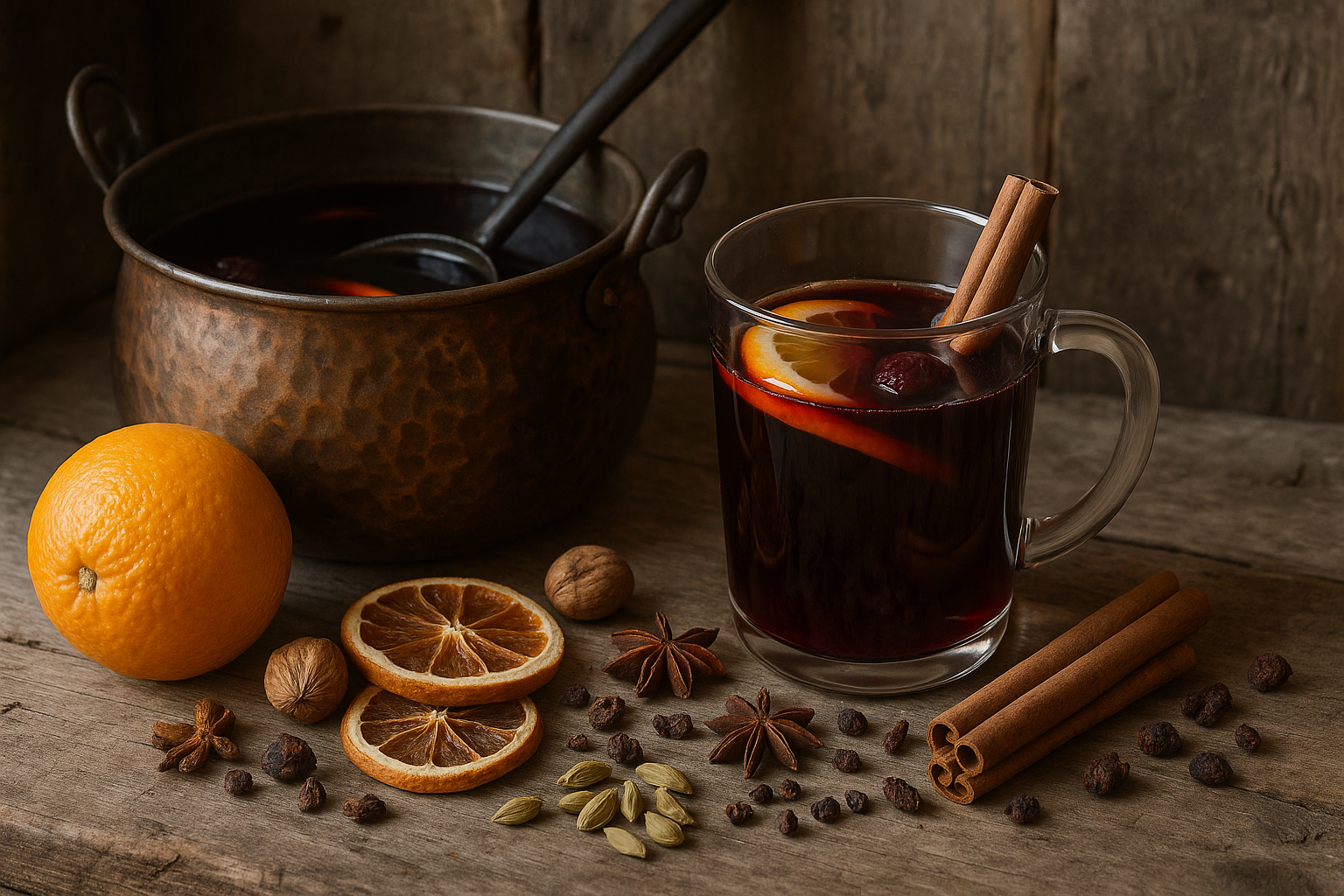 hvor kommer gløgg fra - Illustration